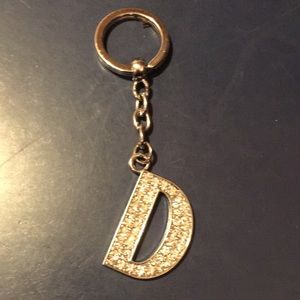 Bling “D” Keychain